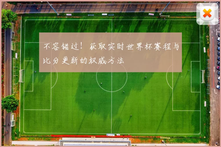不容错过！获取实时世界杯赛程与比分更新的权威方法