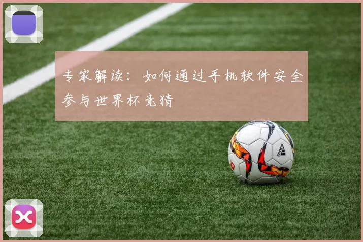 专家解读：如何通过手机软件安全参与世界杯竞猜