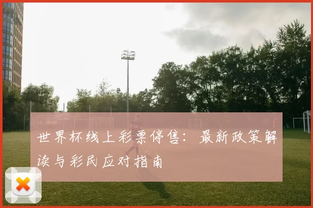 世界杯线上彩票停售：最新政策解读与彩民应对指南